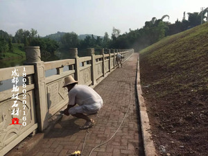 四川青石浮雕栏杆批发定做