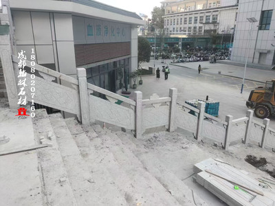 四川花岗岩梯步栏杆