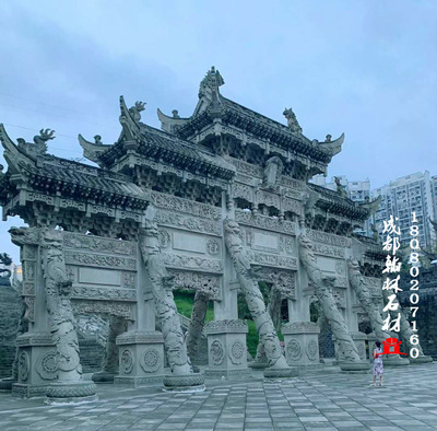 四川青石牌坊定做厂家