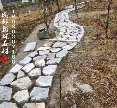 四川人行道青石板自然面