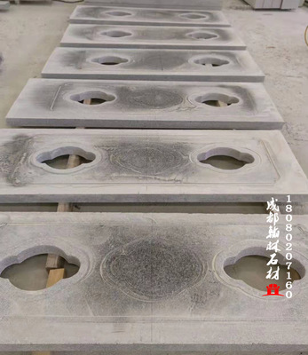 花岗岩芝麻灰河道桥栏杆厂家四川