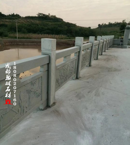 翰林石材青石浮雕栏杆